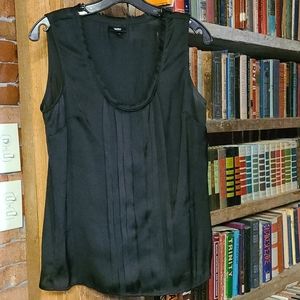 Mossimo Frayed Neck Sleeveless Blouse